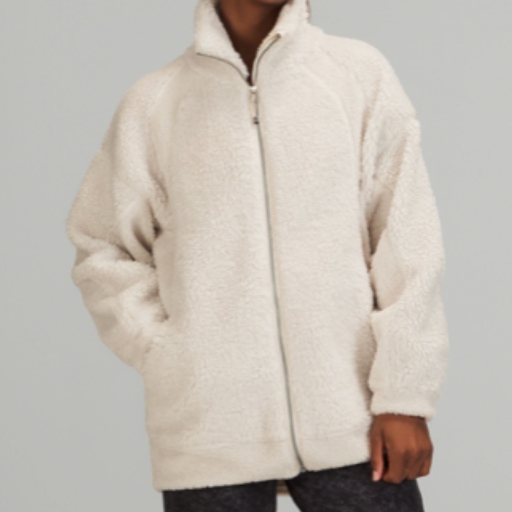Lululemon Long Textured Fleece Jacket - image 1